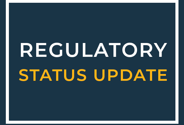 Regulatory Status Update 2